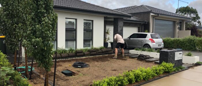 Garden before grass was laid
